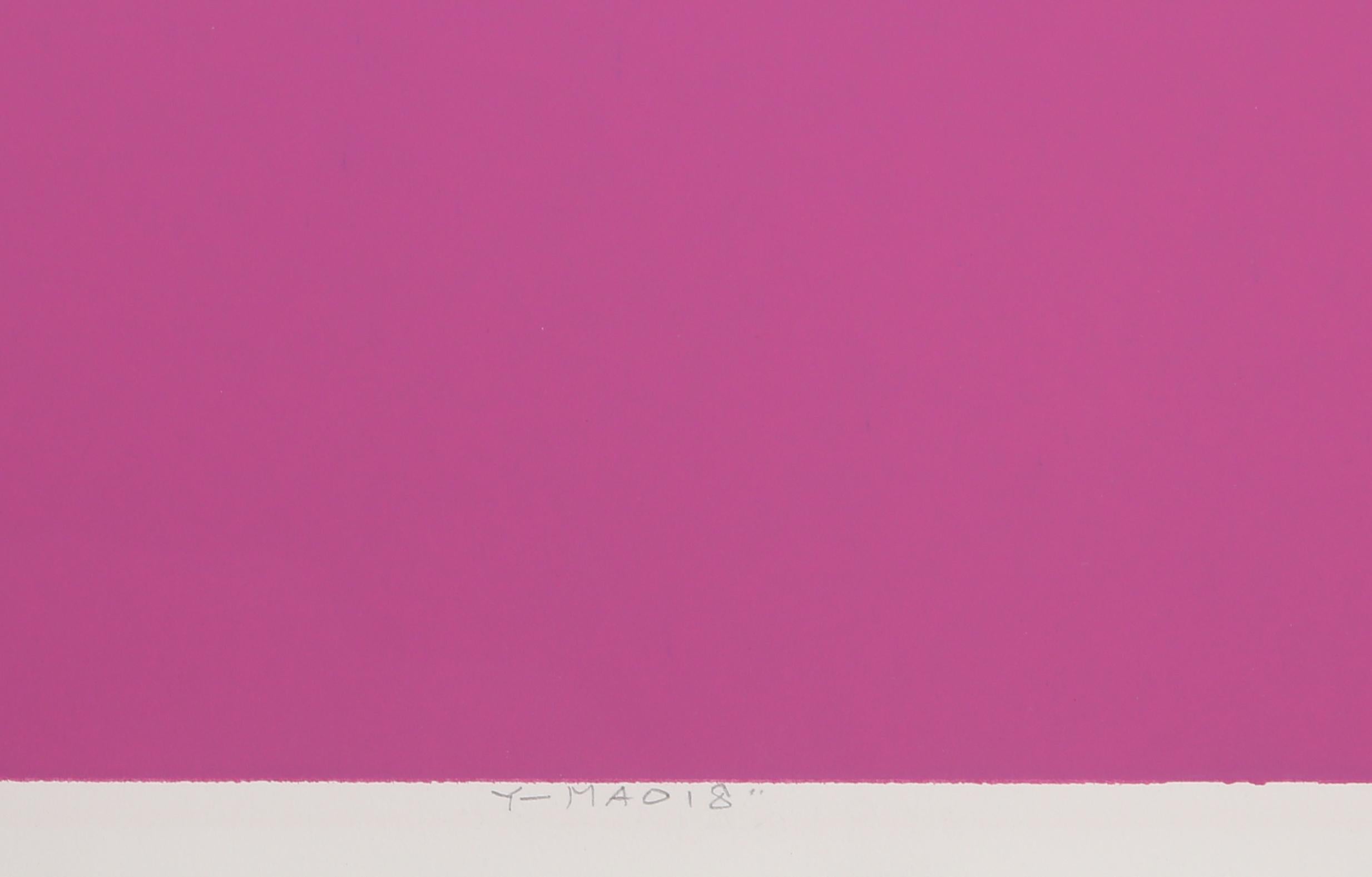 Mao18, Colorful OP Art Silkscreen by Ryo Tokita For Sale 1