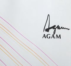 Beyond the Visible, Original Marker Drawing by Agam