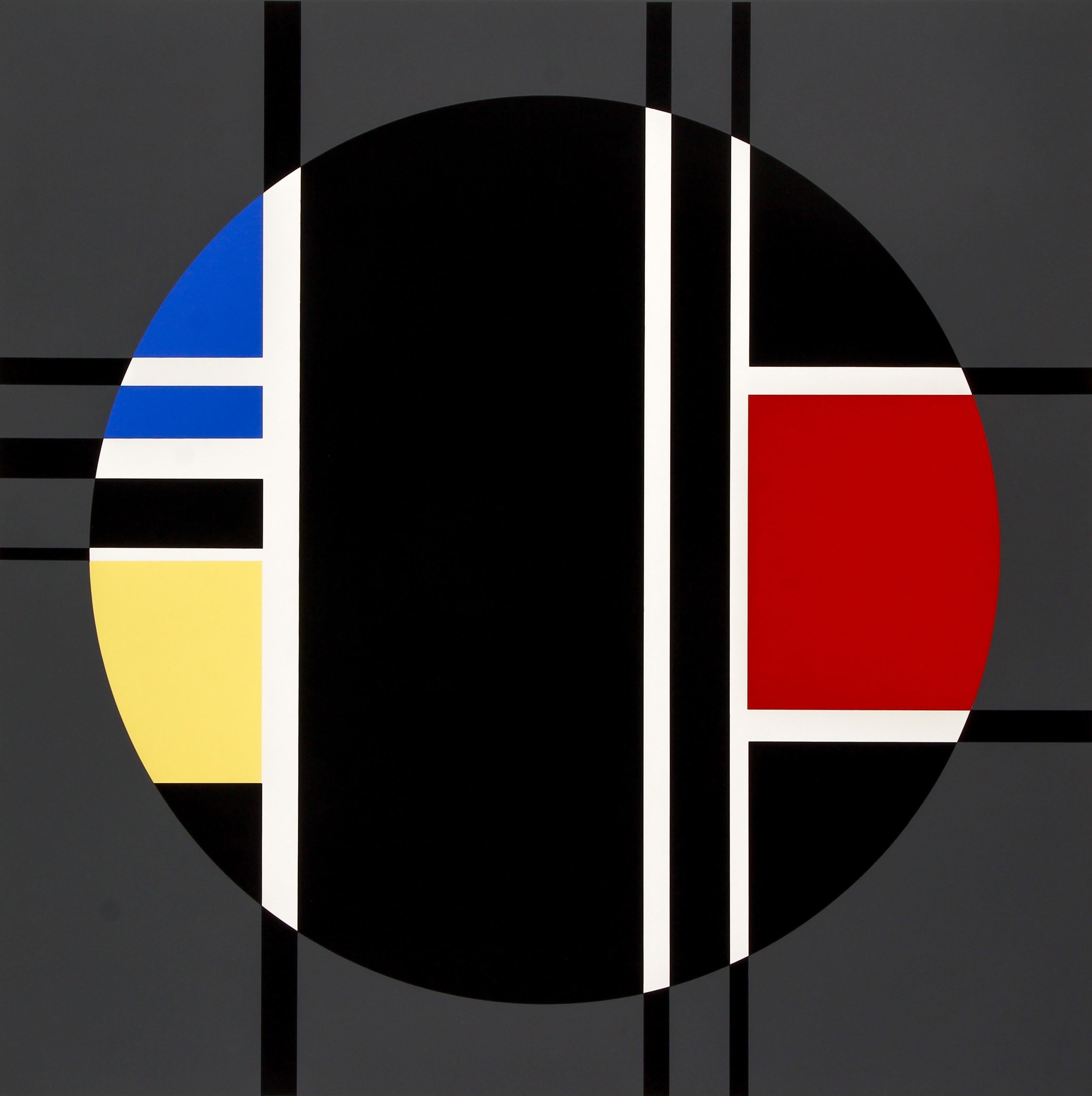 De Stijl - Abstrait géométrique abstrait de Jean Gorin 1970