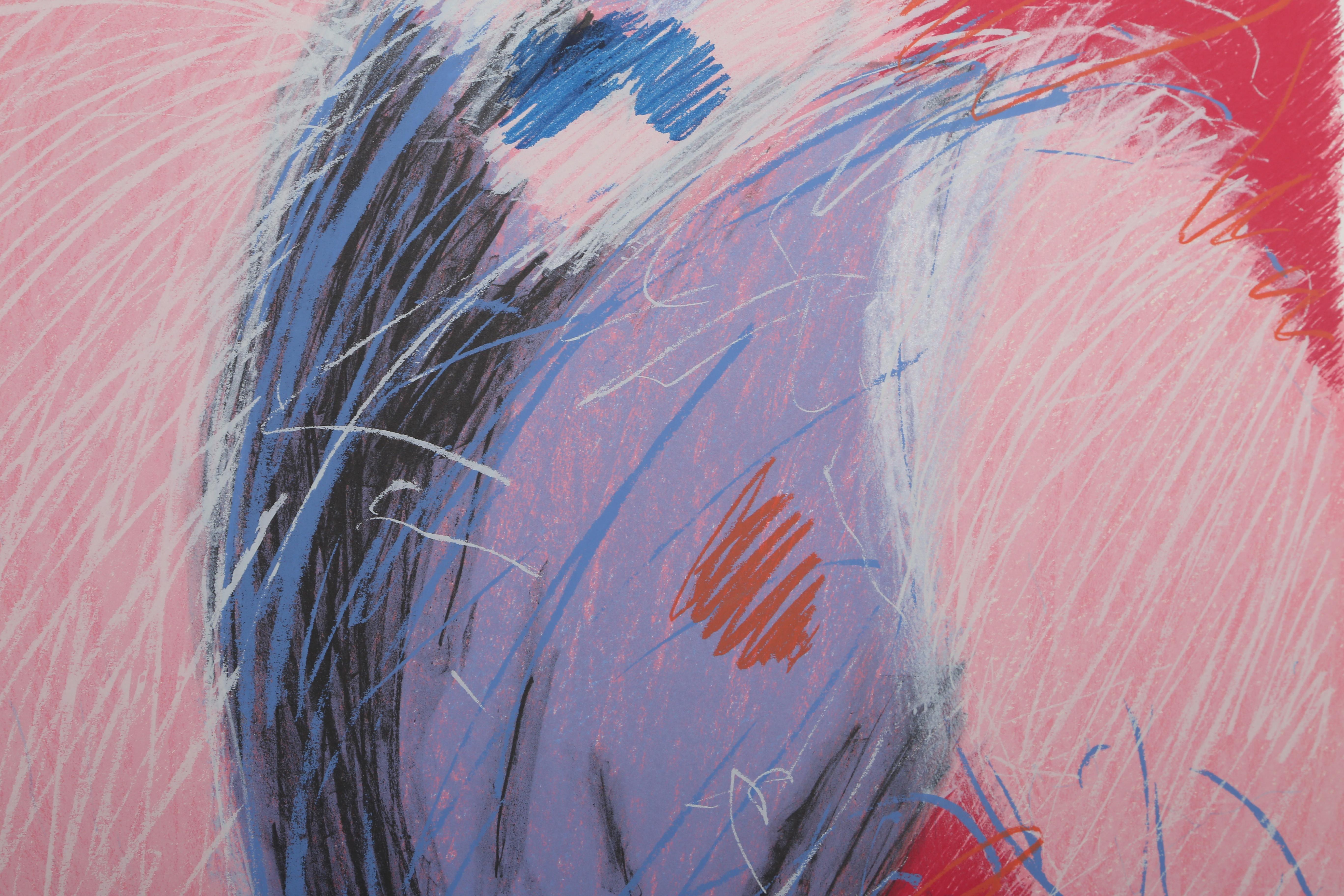 Colorful Abstract Silkscreen by Michael Shanoski 1