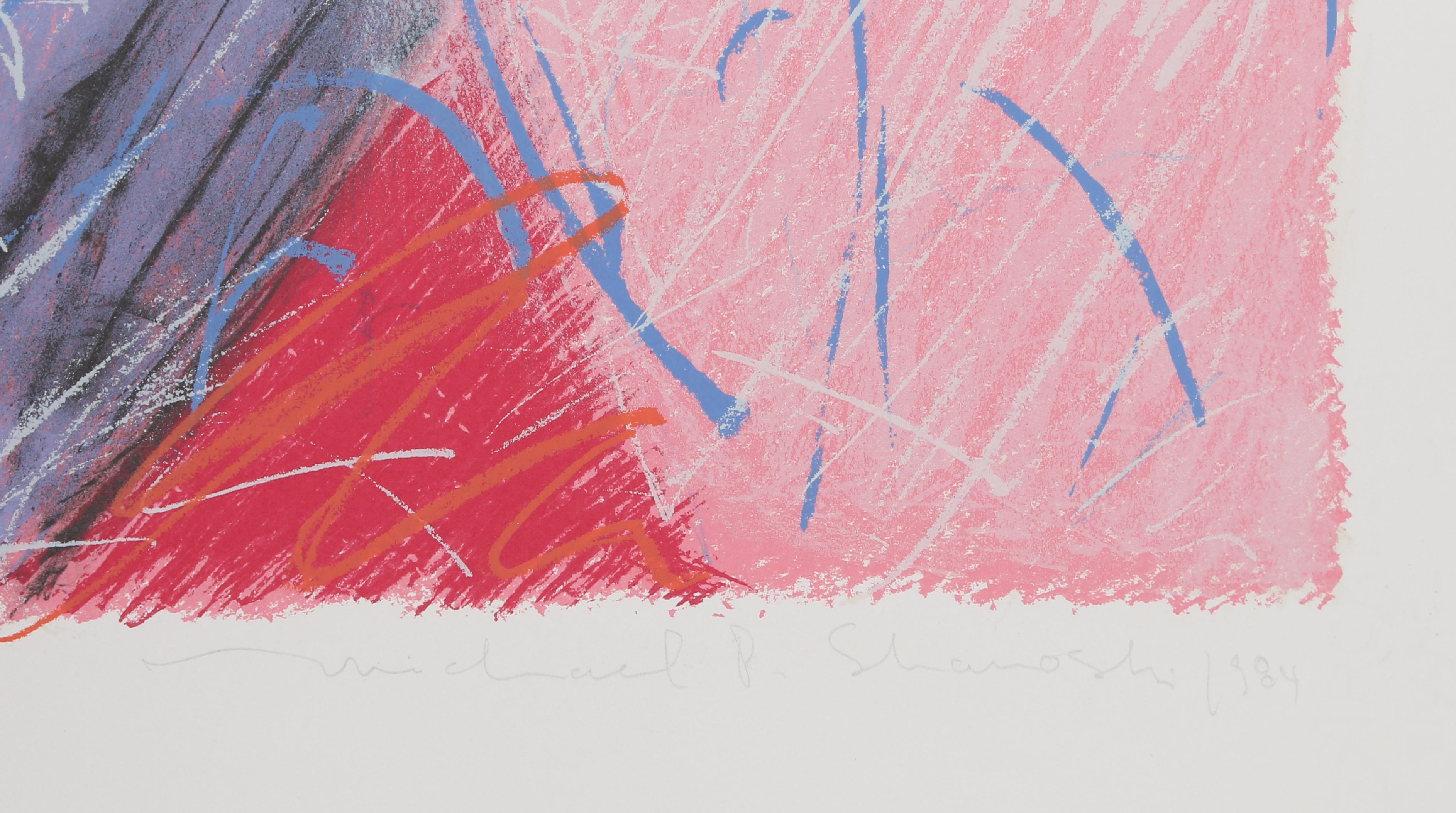 Colorful Abstract Silkscreen by Michael Shanoski 3