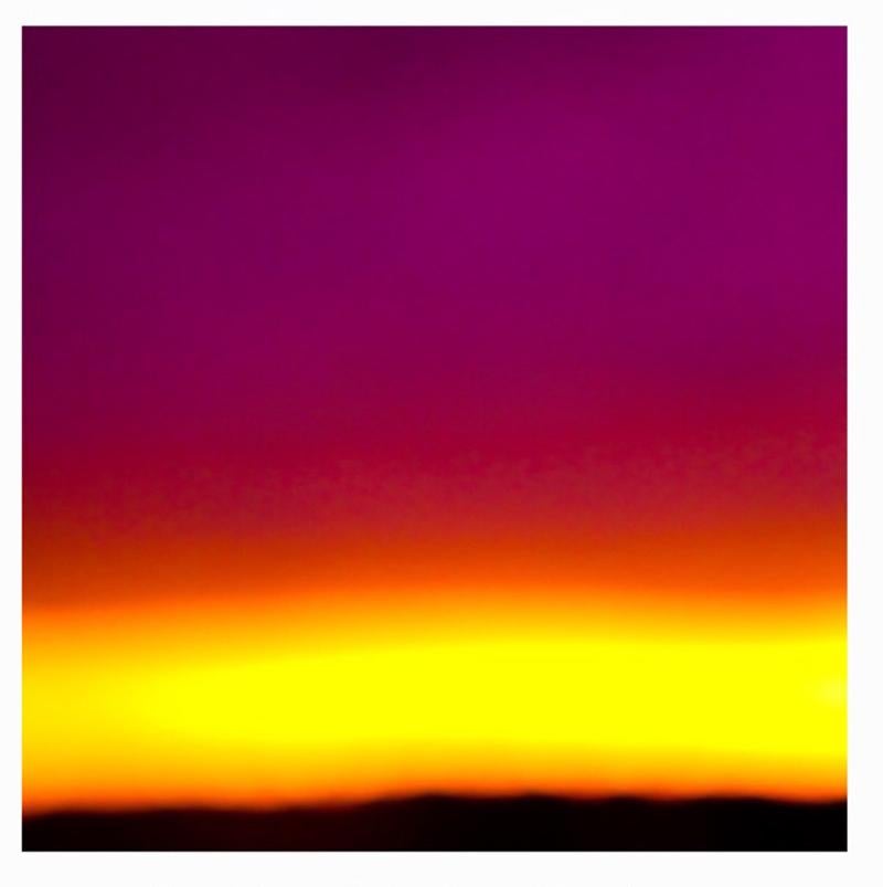 Lucia Engstrom Color Photograph - Wiborg Sky: Fuschia/Yellow
