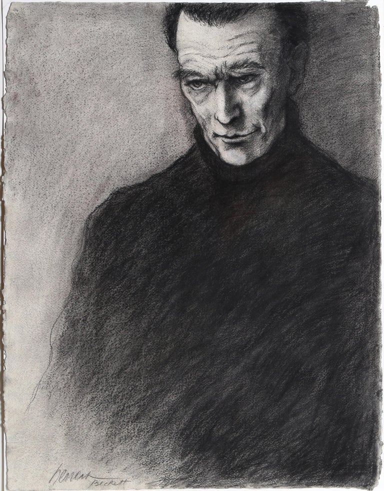Miguel Herrera - Portrait of Samuel Beckett For Sale at 1stDibs