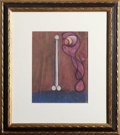 Column, 1933, Pastel cubiste sur papier de Benjamin Benno