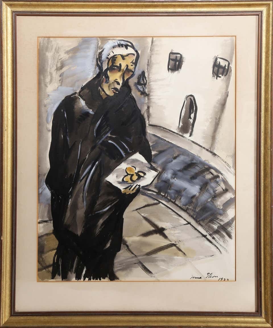 Woman in the Street, Expressionist Painting by Irma Stern 1923