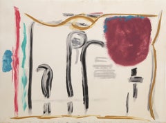 Abstract Expressionist Drawings and Watercolor Paintings
