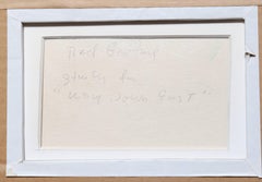 Study for Way Down East, Pop Art Color Pencil Drawing by Red Grooms