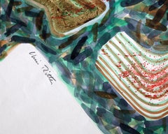 Abstract #3, Abstract Watercolor by Chris Ritter