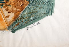 Abstract #4, Contemporary Watercolor by Chris Ritter