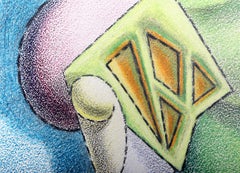 Maschera del XX secolo (rossa), disegno moderno di Benno 1948