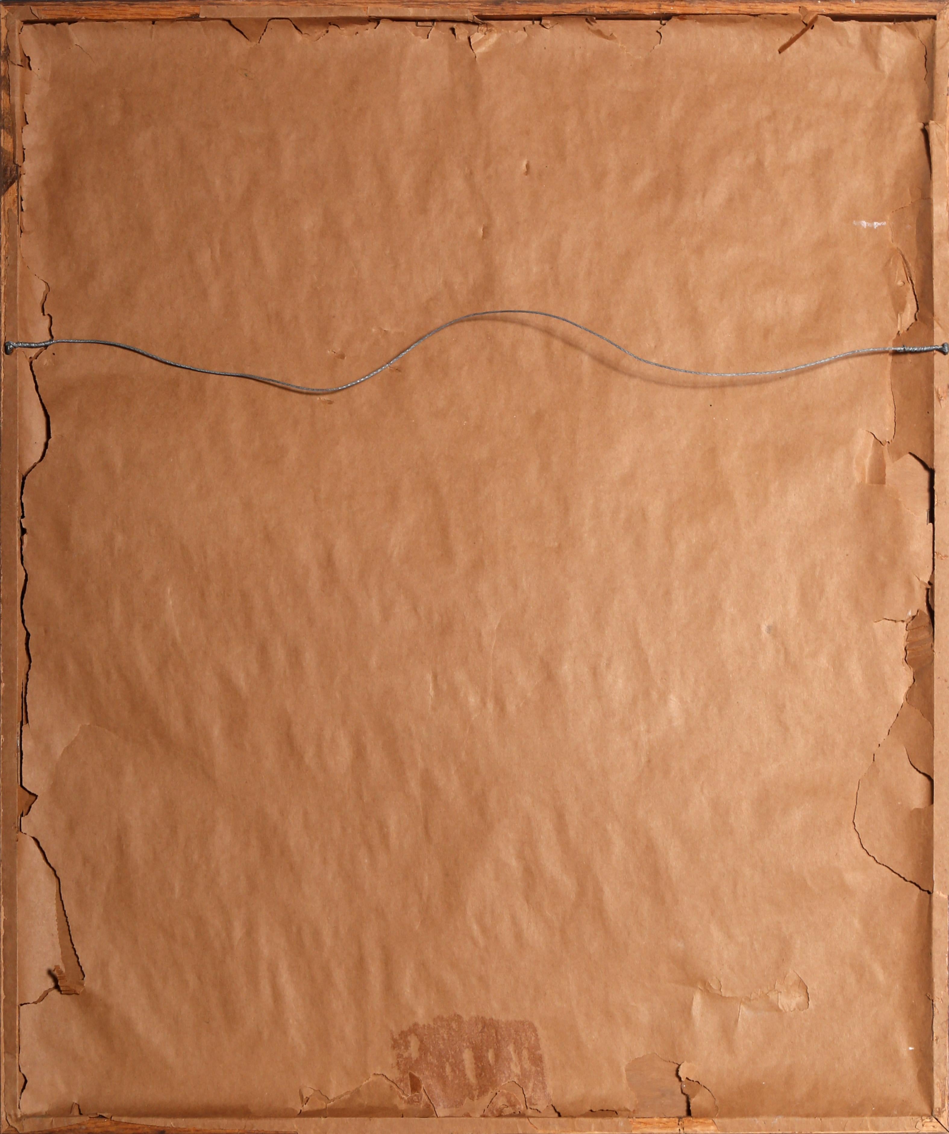 Self-Portrait in Unterwäsche
John Hardy, Amerikaner (1923-2014)
Datum: 1962
Pastellkreide auf Aquarellpapier, signiert und datiert
Bildgröße: 23,5 x 18 Zoll
Größe: 81,28 x 68,58 cm (32 x 27 Zoll)