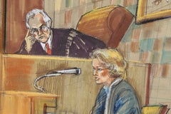 People vs Jean Harris - Ink, Pencil, and Permanent Marker by Marilyn Church