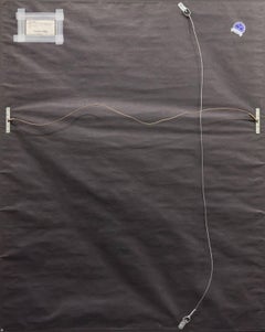 Senza titolo, Pigmento in polvere su carta Astratto di Mary Judge