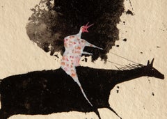 Bouteille, encre sur papier de Louis De Mayo