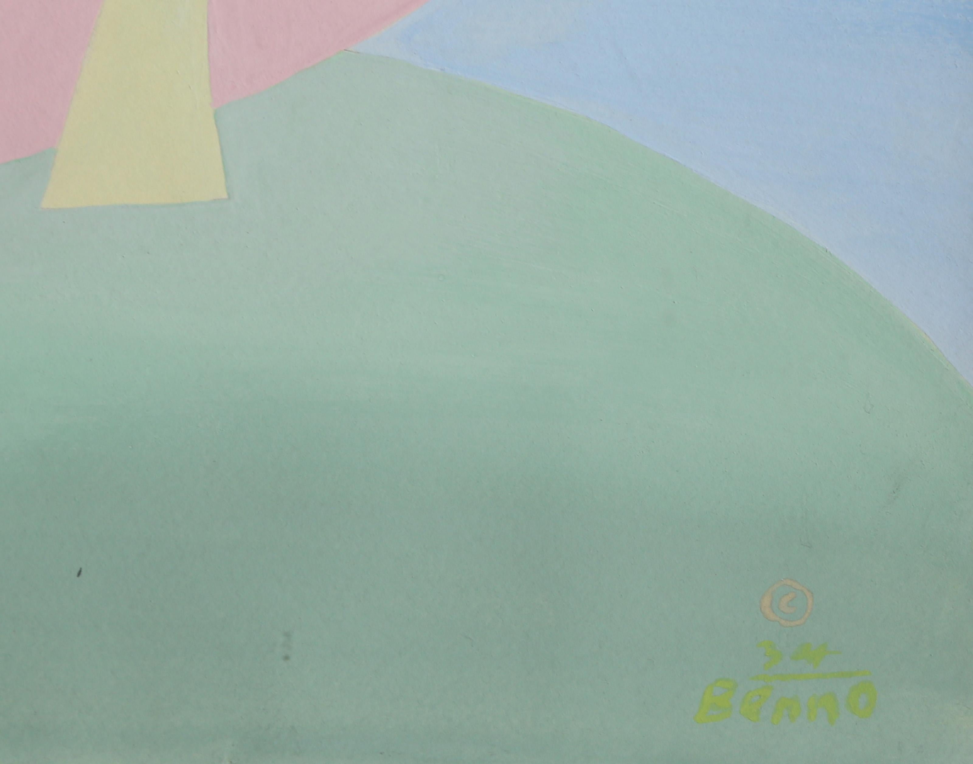 Abstract Composition 2
Benjamin Benno, American (1901–1980)
Date: 1934
Gouache on paper, signed and dated
Size: 11 x 8 in. (27.94 x 20.32 cm)
Frame Size: 19.5 x 16.25 inches