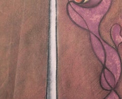 Column, 1933, Cubist Pastel on Paper by Benjamin Benno