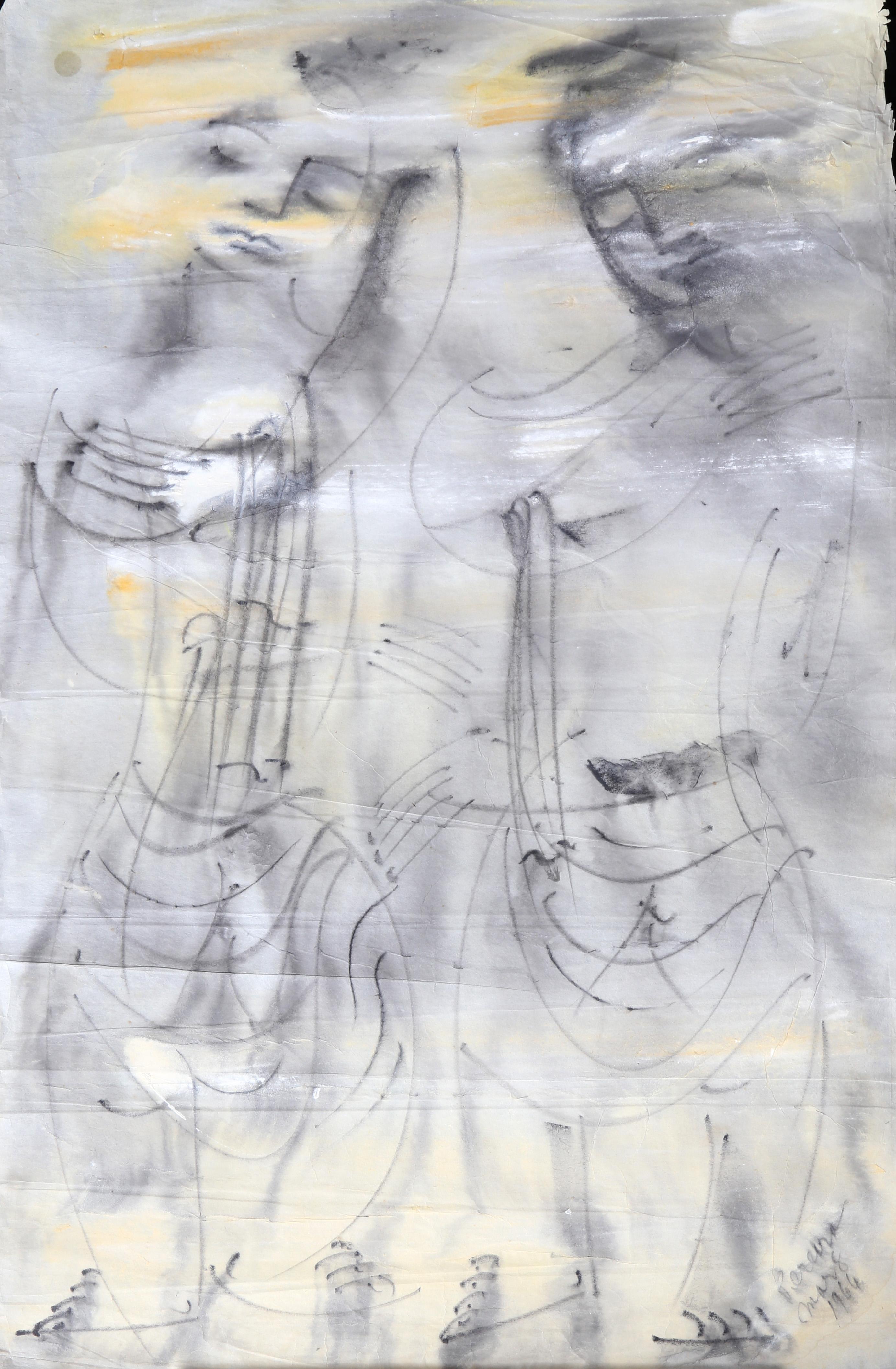 Marte
Irene Rice Pereira, americana (1902-1971)
Data di creazione: 1966
Acrilico e pastello su carta di riso, firmato, datato e titolato in pastello
Dimensioni: 39 x 24,75 pollici (99,06 x 62,87 cm)
