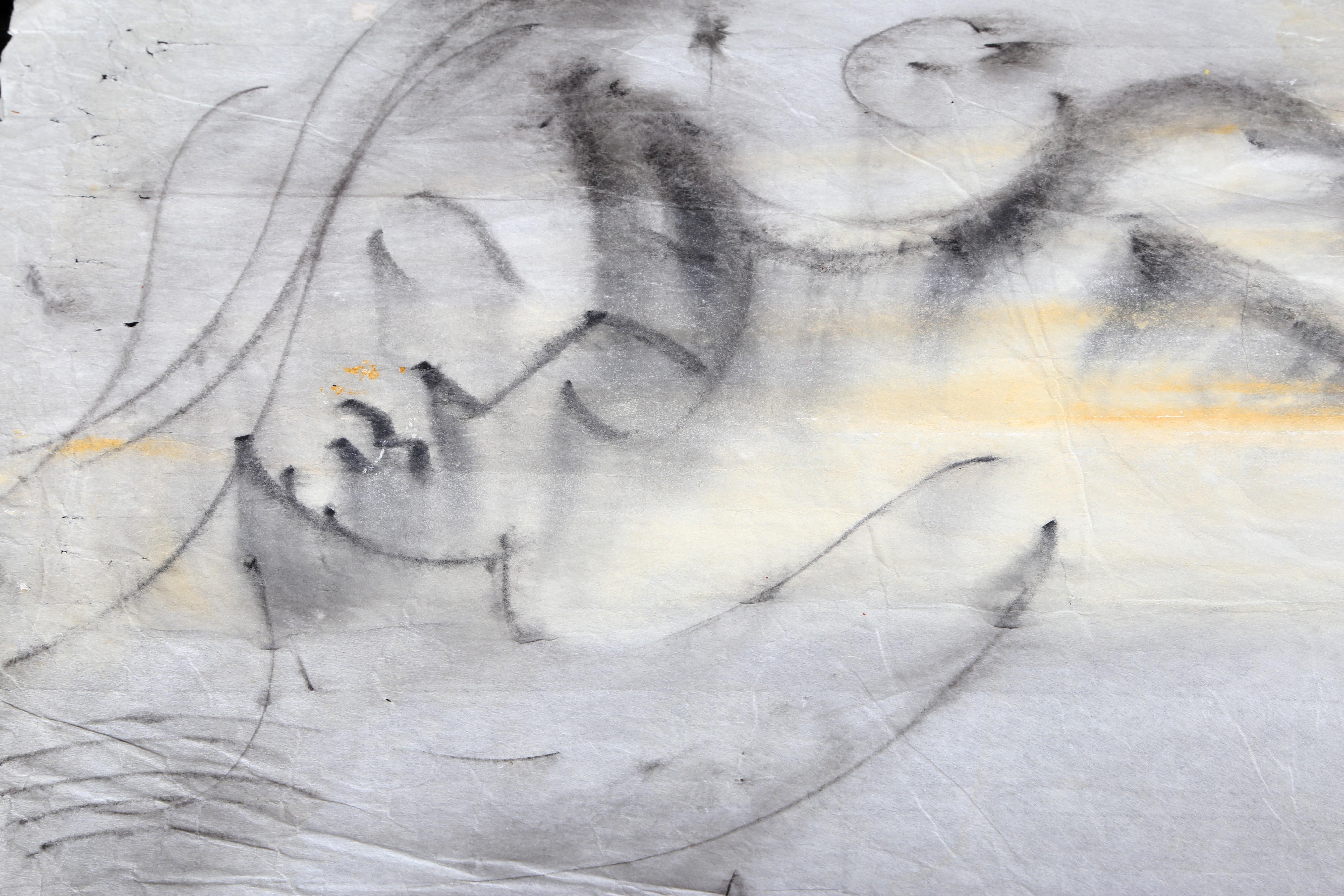 El descenso de la paloma, 1967 Pastel de Irene Rice Pereira en venta 1