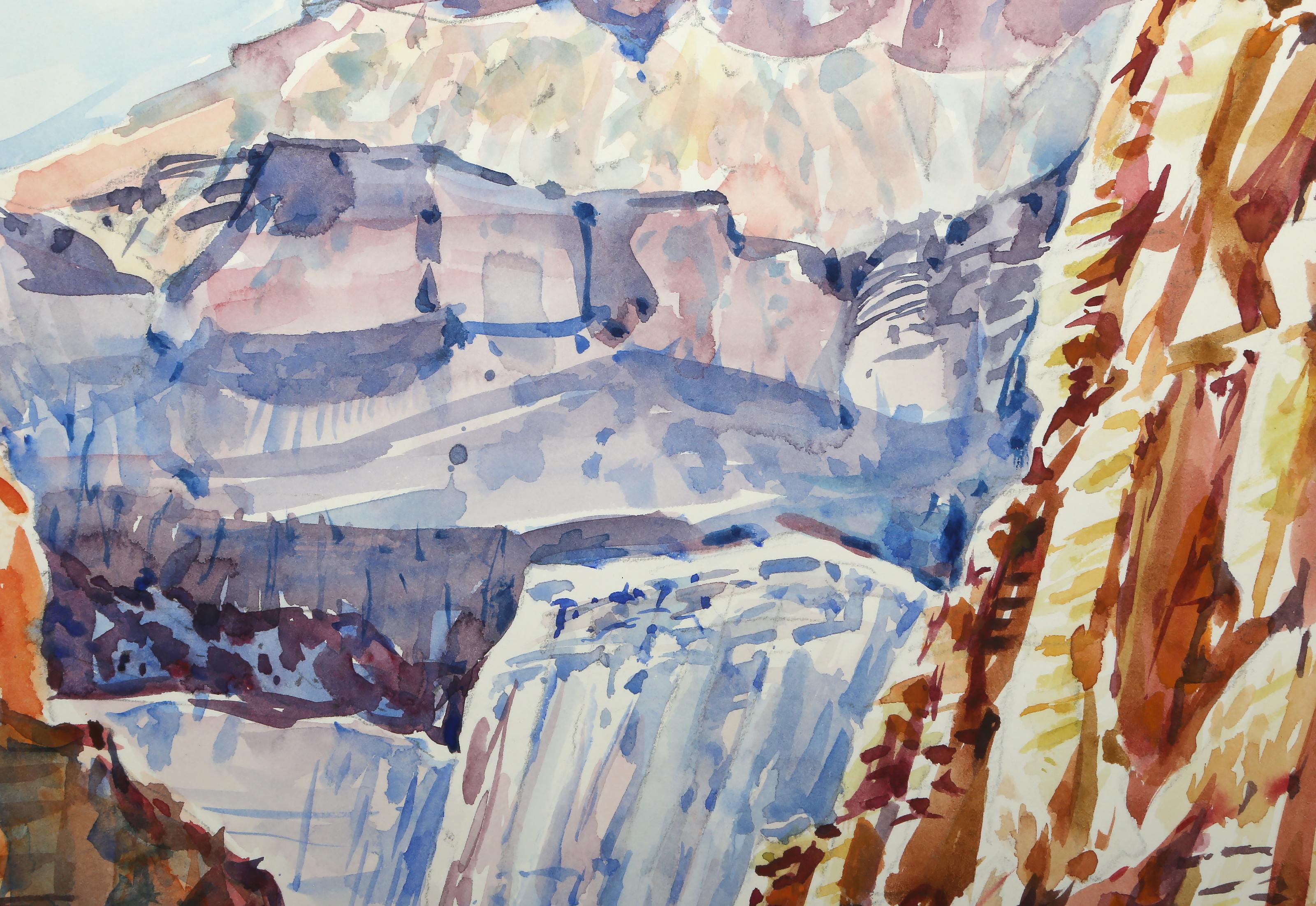Mountain Creek, acquerello di Tony Parisi in vendita 2