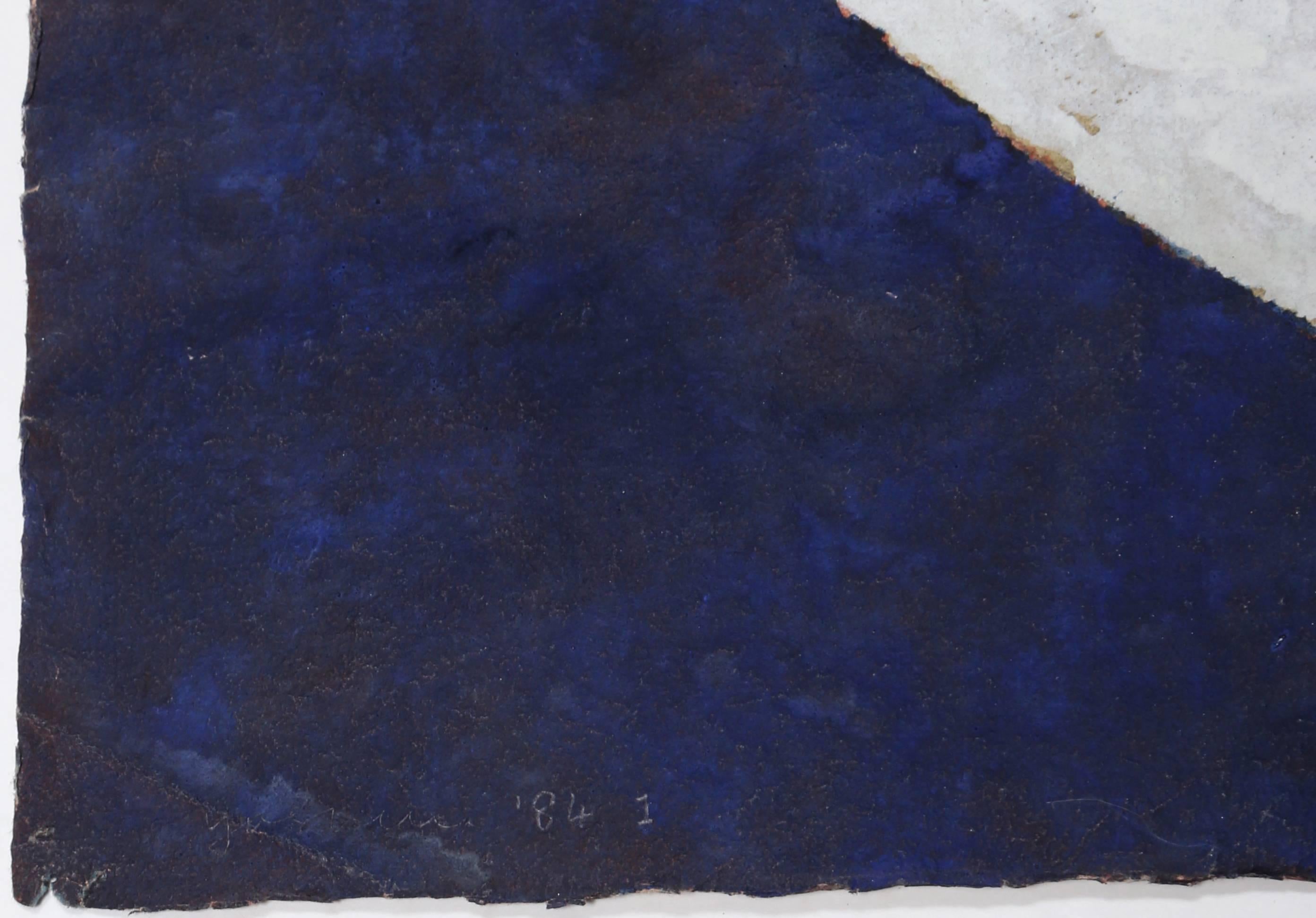 I, Modern Abstract Tempera Painting by Y. Brandolini - Art by Yasmin Brandolini d'Adda