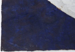 I, Pintura al temple abstracta moderna de Y. Brandolini