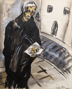 Donna in strada, dipinto espressionista di Irma Stern 1923