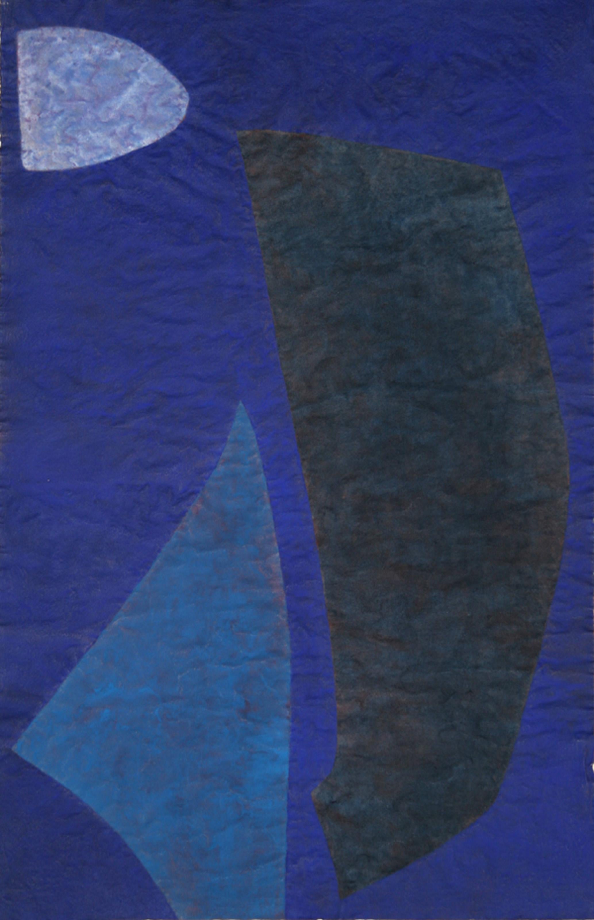 6C, Pittura a tempera astratta moderna di Yasmin Brandolini