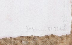 36A, Pintura abstracta moderna acrílico sobre papel de Yasmin Brandolini