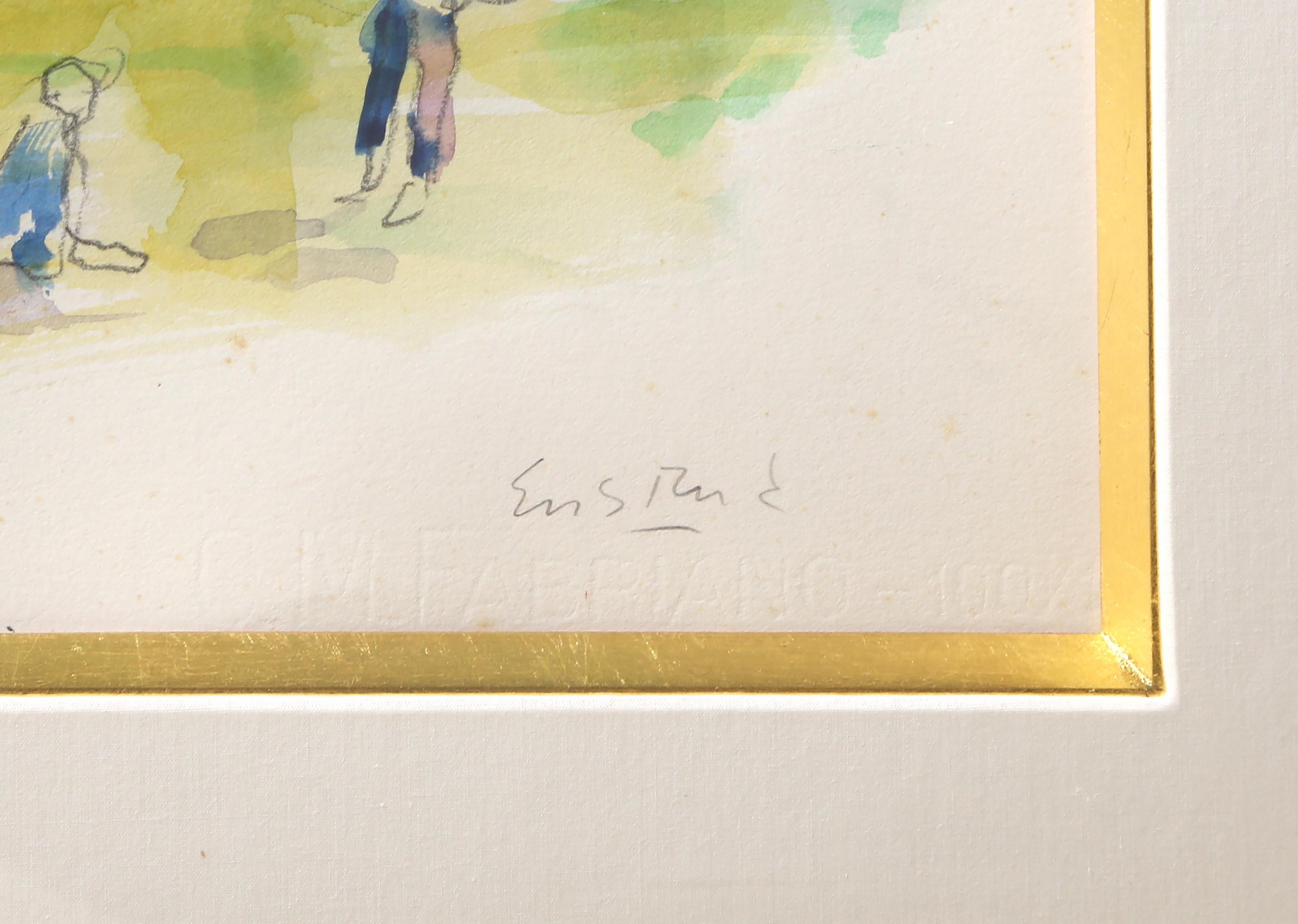 Aquarelle impressionniste sur papier de Wayne Ensrud en vente 3