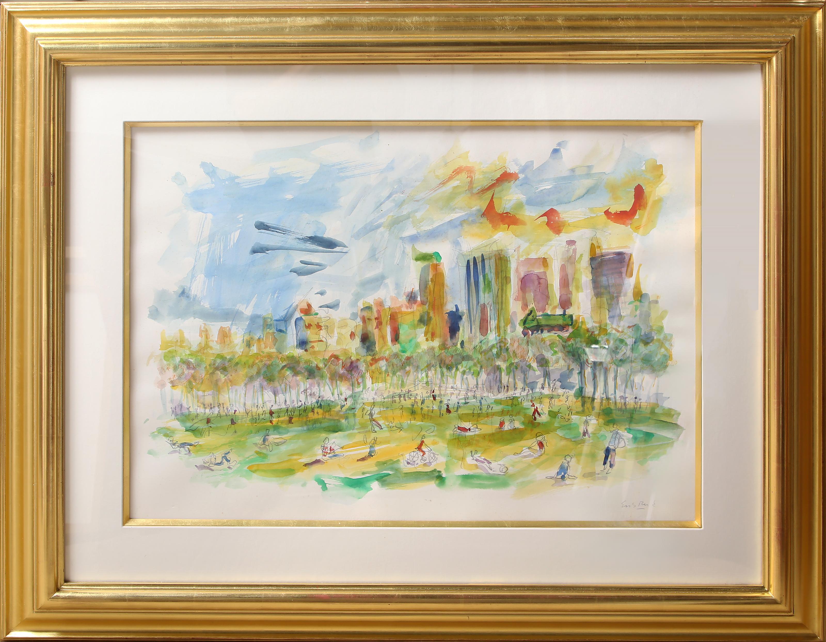 Wayne Ensrud Dessins et aquarelles - Paysage