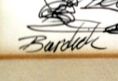 Banda de Jazz III, pintura moderna a tinta de Charles Burdick