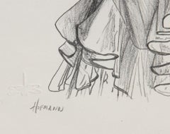 Spanish Dancer I, Photorealistic Signed Pencil Drawing by Douglas Hofmann