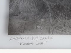 "Luce del mattino", disegno fotorealistico a matita autografato su Mylar di Douglas Hofmann