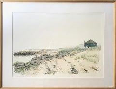 « Promised Land Fishing », aquarelle impressionniste signée de Janet Jennings