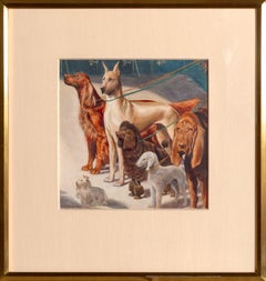 Best in Show, Signed American Watercolor by Rutherford Boyd