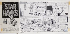 Star Hawks ft. Rex Jaxan 4, Original Ink Comic by Gil Kane & Archie Goodwin