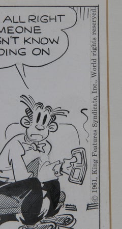 Blondie 3, Original Blondie Comic Strip by Murat Bernard 'Chic' Young