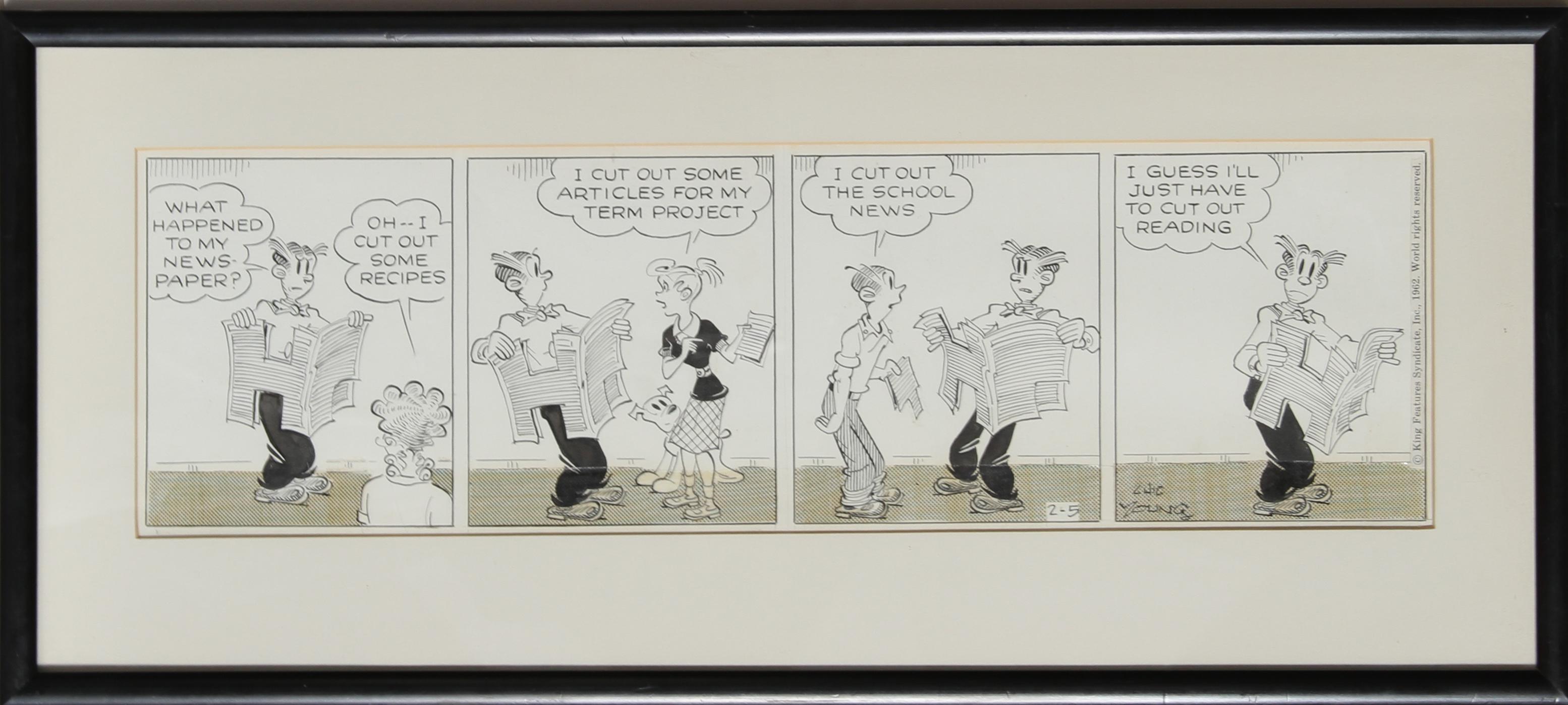 Murat Bernard Young (January 9, 1901 – March 14, 1973), better known as Chic Young, was an American cartoonist who created the popular, long-running comic strip Blondie. His 1919 William McKinley High School Yearbook cites his nickname as Chicken,