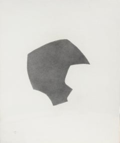 Helmet #3, 1977, Pencil Drawing by Lou Fink