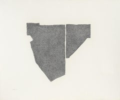 Wood Edge, 1976, Pencil Drawing by Lou Fink