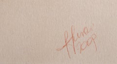 Silvia, Akt, fotorealistische Zeichnung von Gianfranco Fusari