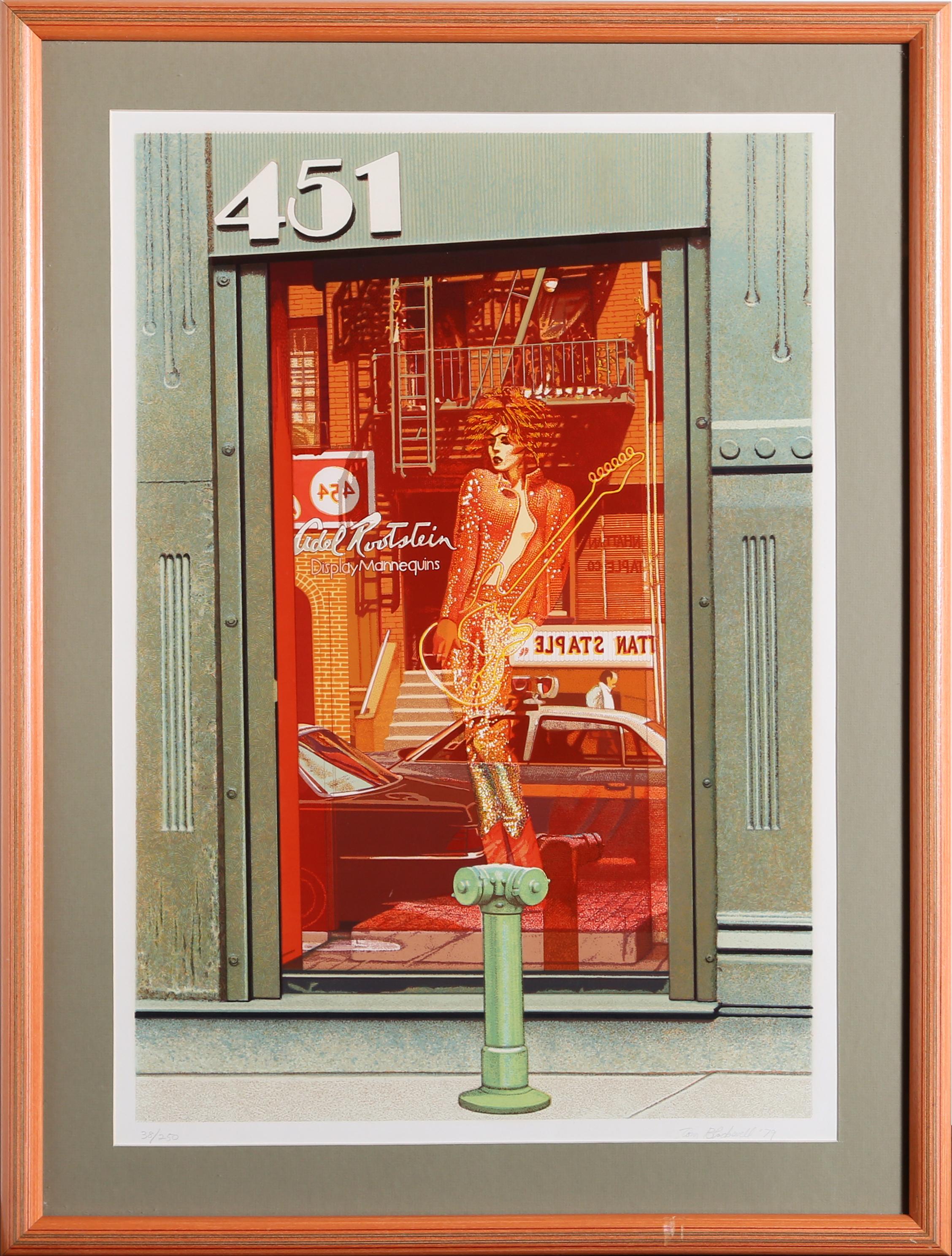 451 Store Window, Silkscreen by Tom Blackwell