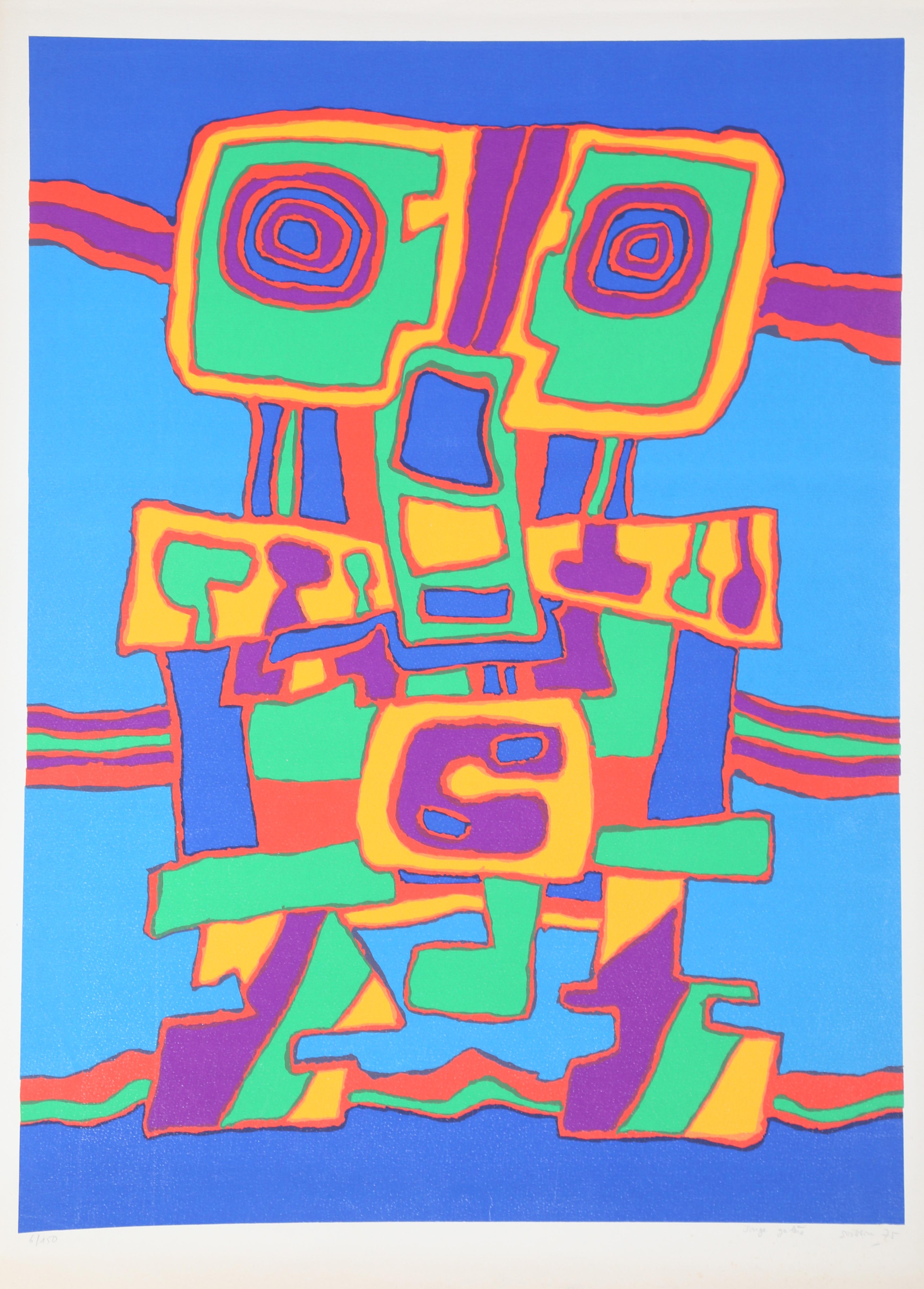 Artist: Jacques Soisson, French (1928 - 2012)
Title: Songe Galere
Year: 1975
Medium: Silkscreen, signed and numbered in pencil
Edition: 150
Paper Size: 35.5 x 25 inches