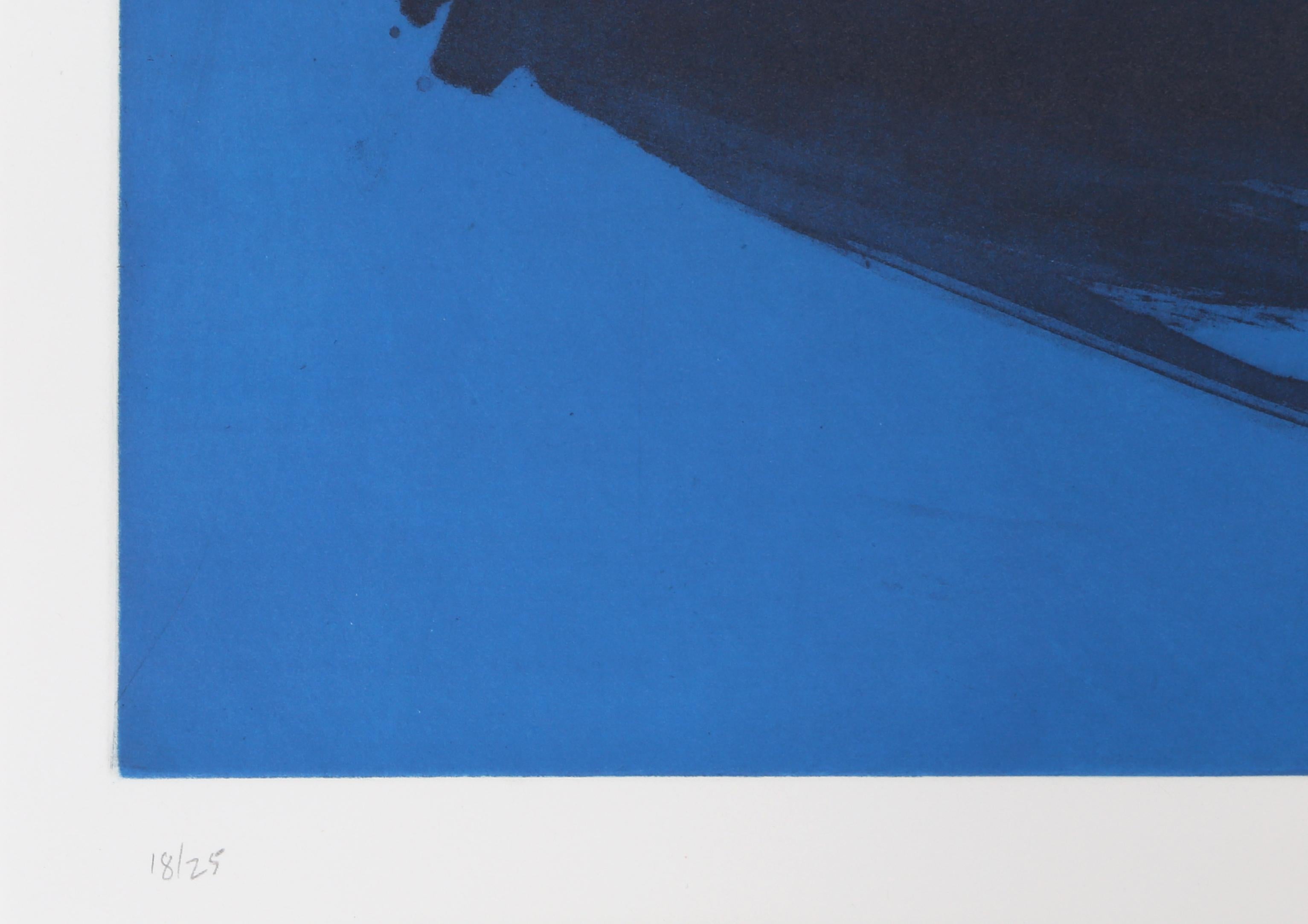 Paire de gravures à l'aquatinte abstraites de Sydney Drum 1980 en vente 8