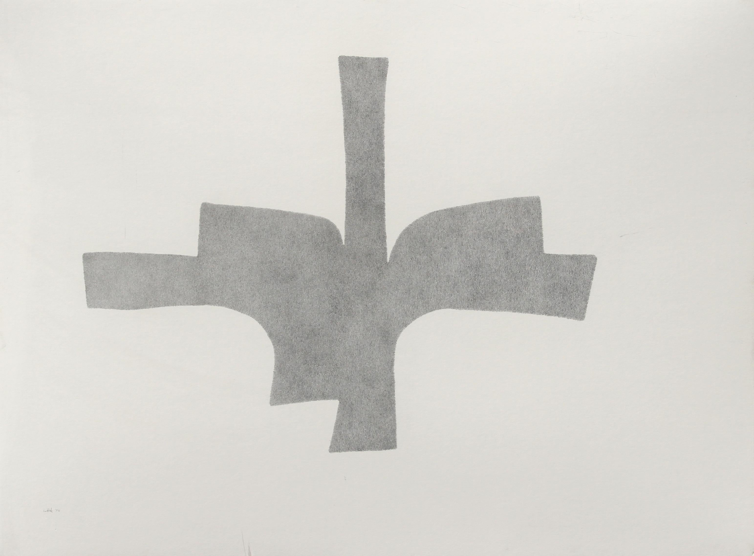 Künstler: Lou Fink, Amerikaner (1925 - 1980)
Titel: Kondor
Jahr: 1976
Medium: Bleistift auf Papier, signiert und datiert v.l.n.r.
Größe: 30 in. x 40 in. (76,2 cm x 50,8 cm)