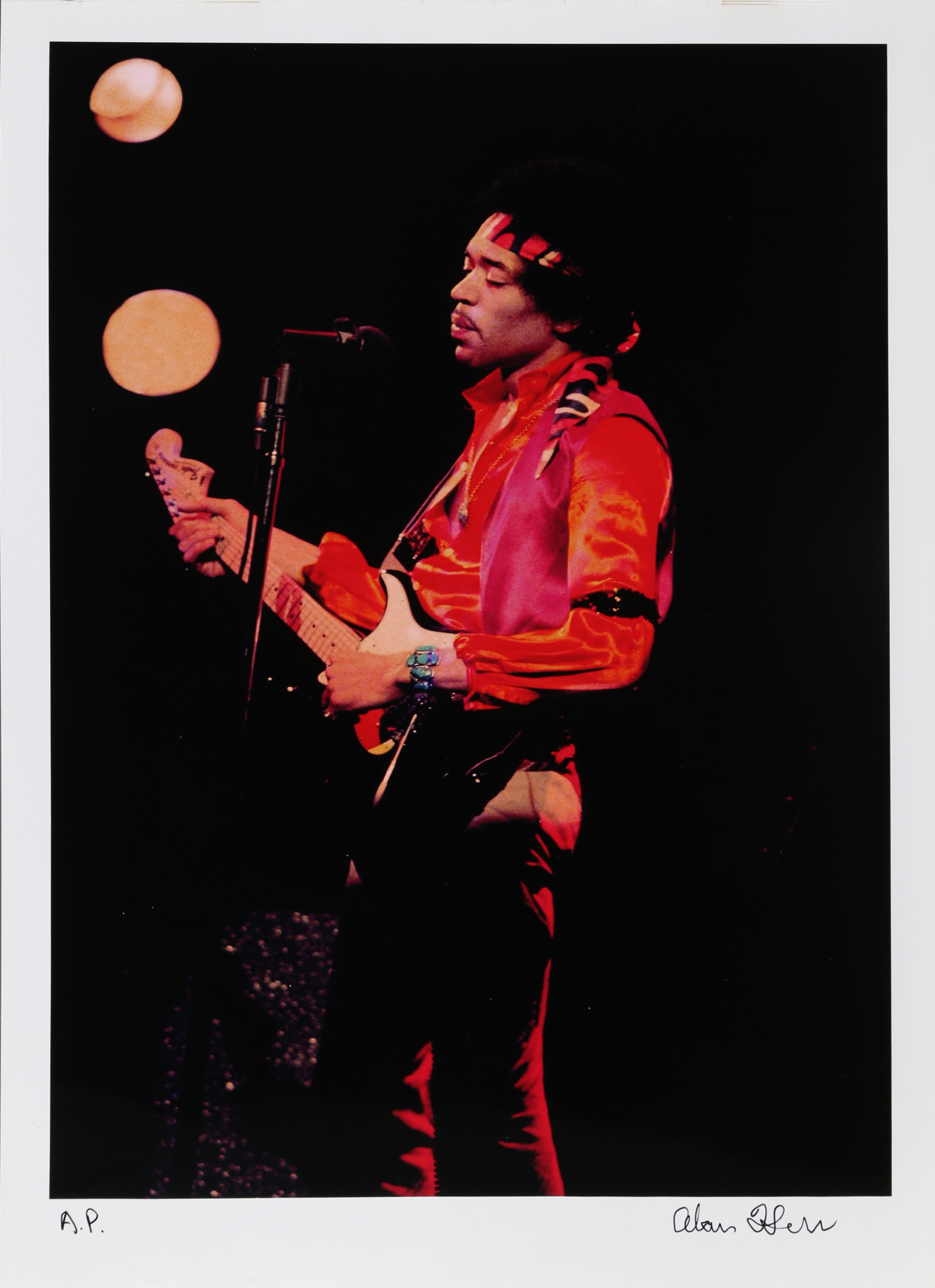 Jimi Hendrix, The Fillmore East First Show 12/31/69, Digitaldruck von Alan Herr