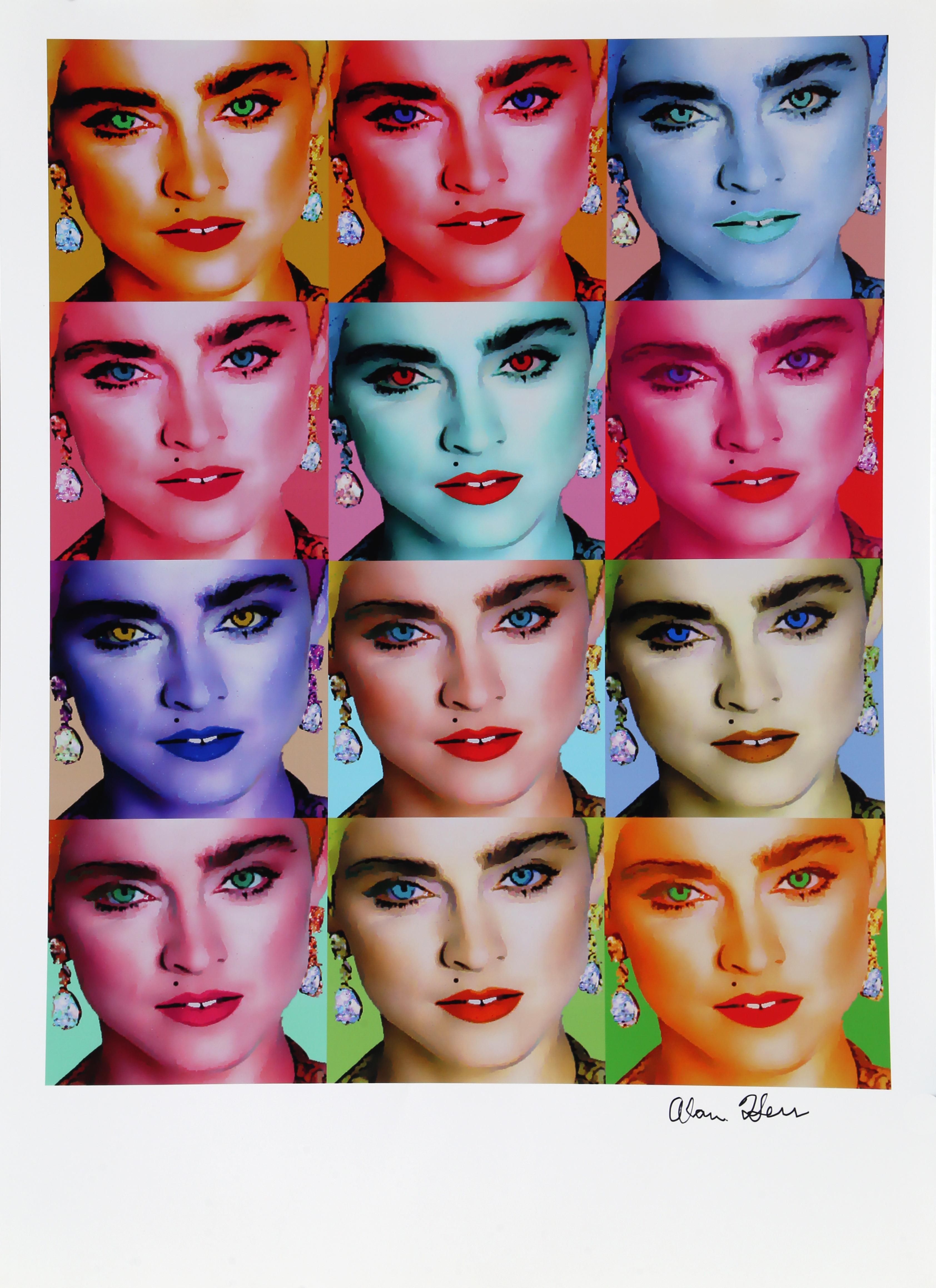 Twelve Madonnas, Pop Art Digital Print by Alan Herr
