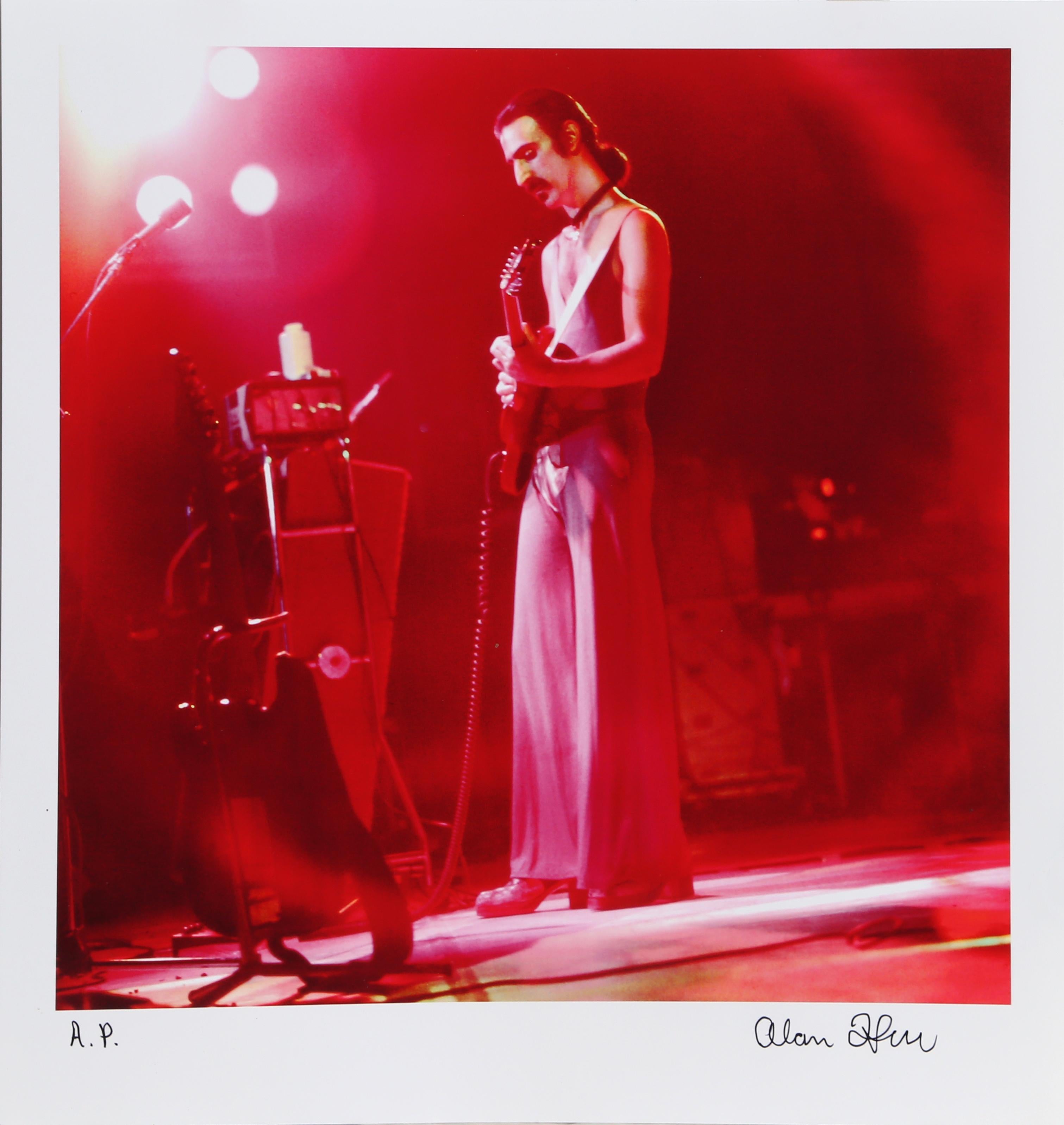 Frank Zappa in Slinkypants, Concert Photograph by Alan Herr