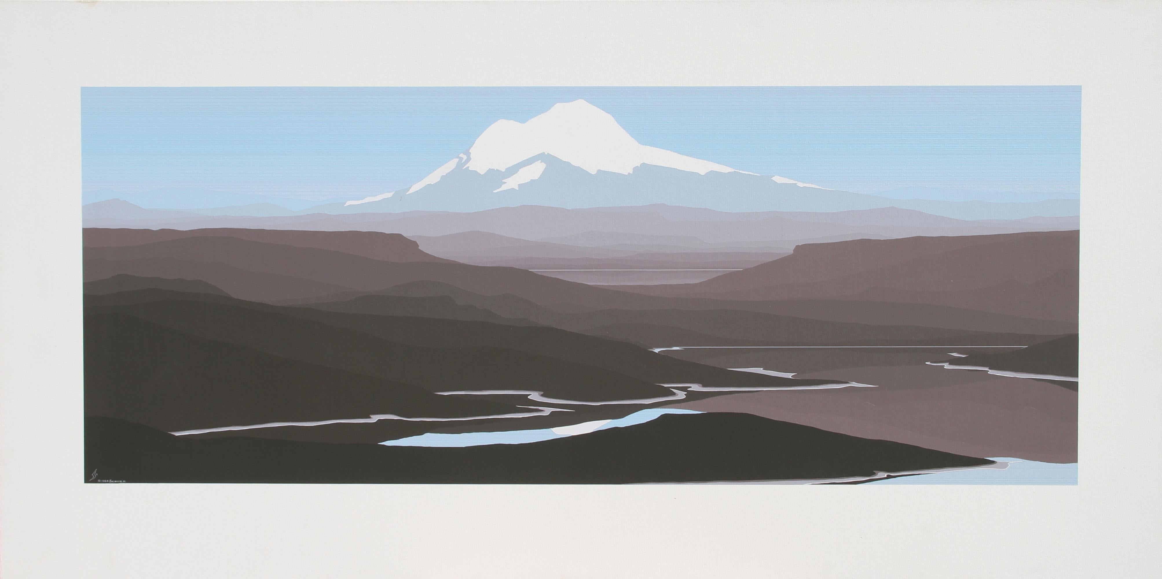 Landscape Painting de Jerry Schurr - Monte Baker
