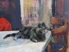 Woman in Yellow Jacket, Oil Painting by Marshall Goodman